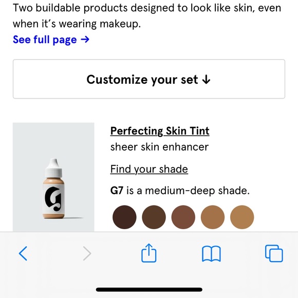 Glossier skin tint and concealer - Picture 5 of 7